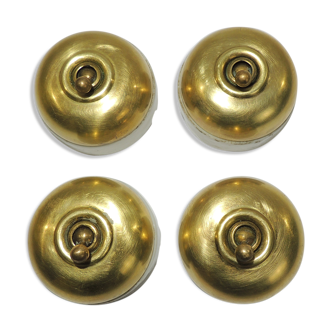 lot Porcelain and brass/vintage switch