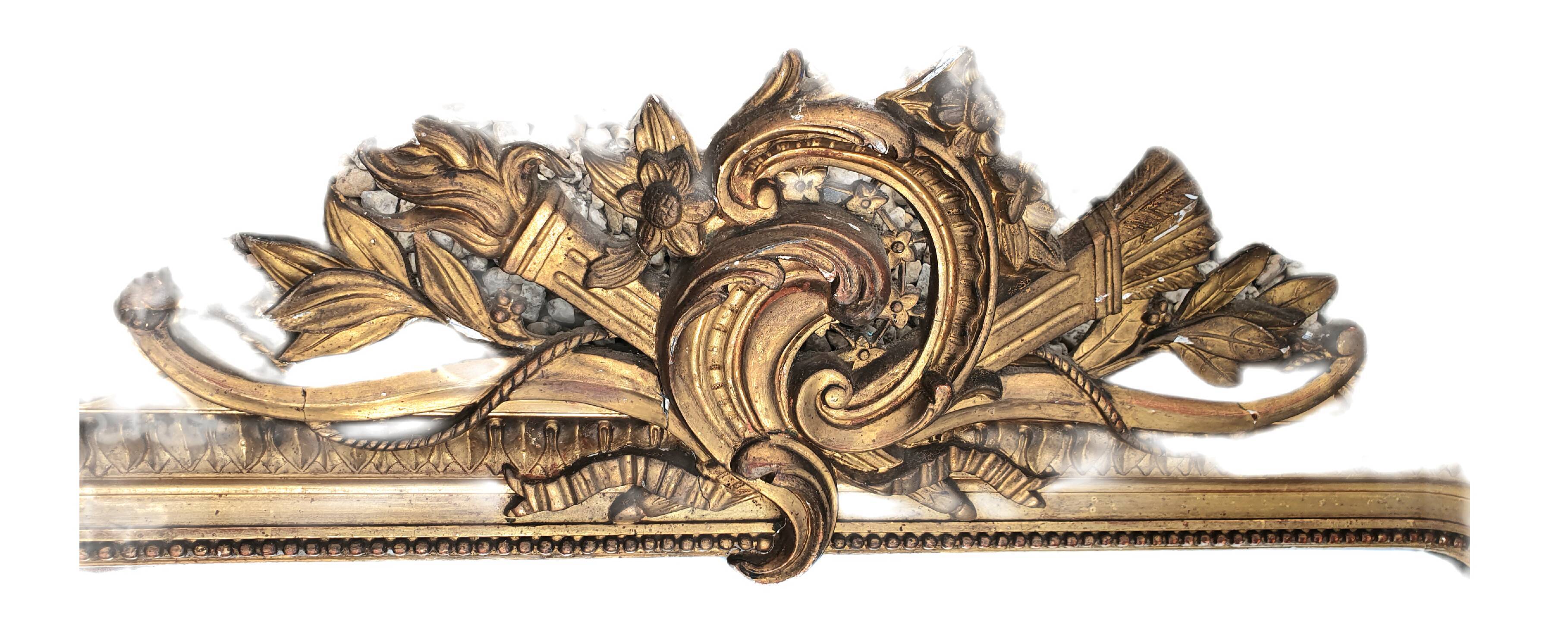 Golden mirror, 19th century