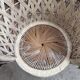 Emmanuelle armchair in wicker and rattan