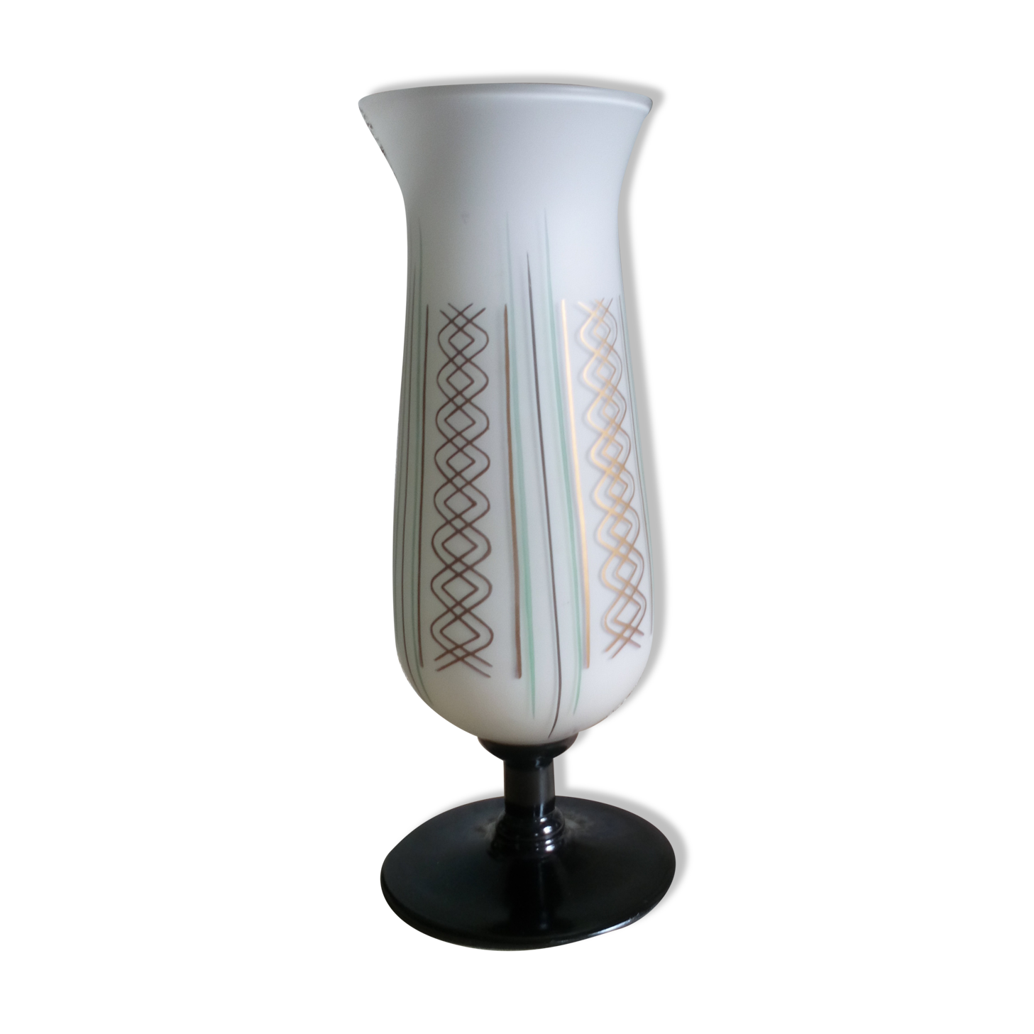 Vase in opaline, 50s
