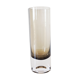 1960 Smoked Glass Roll Vase