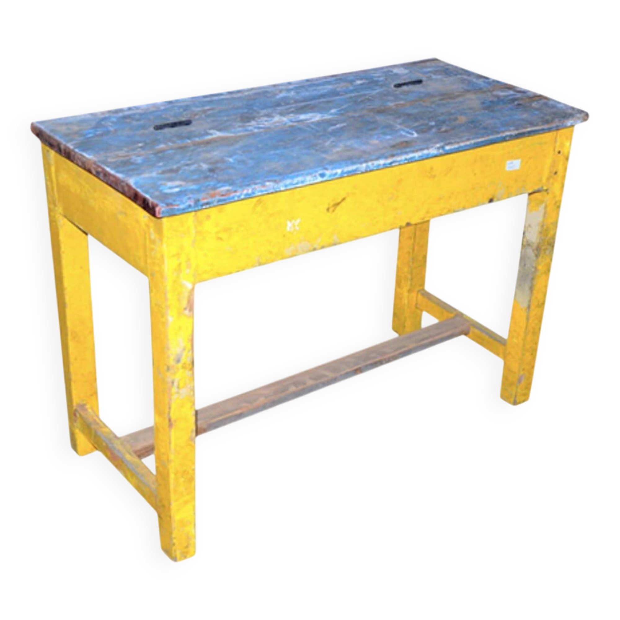 Old school desk made of Burmese teak.
