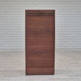 1960s, Danish office cabinet, original condition, teak wood, sliding doors, drawers inside.