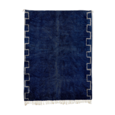 Tapis marocain moderne bleu foncé 300x430cm