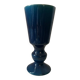 Vase pot verre céramique bleu
