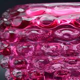 Rare pink Barovier e Toso Bugnato vase