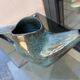 sculptural vase, flamed ceramic, 1970