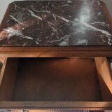 Small Louis XVI style walnut chest of drawers