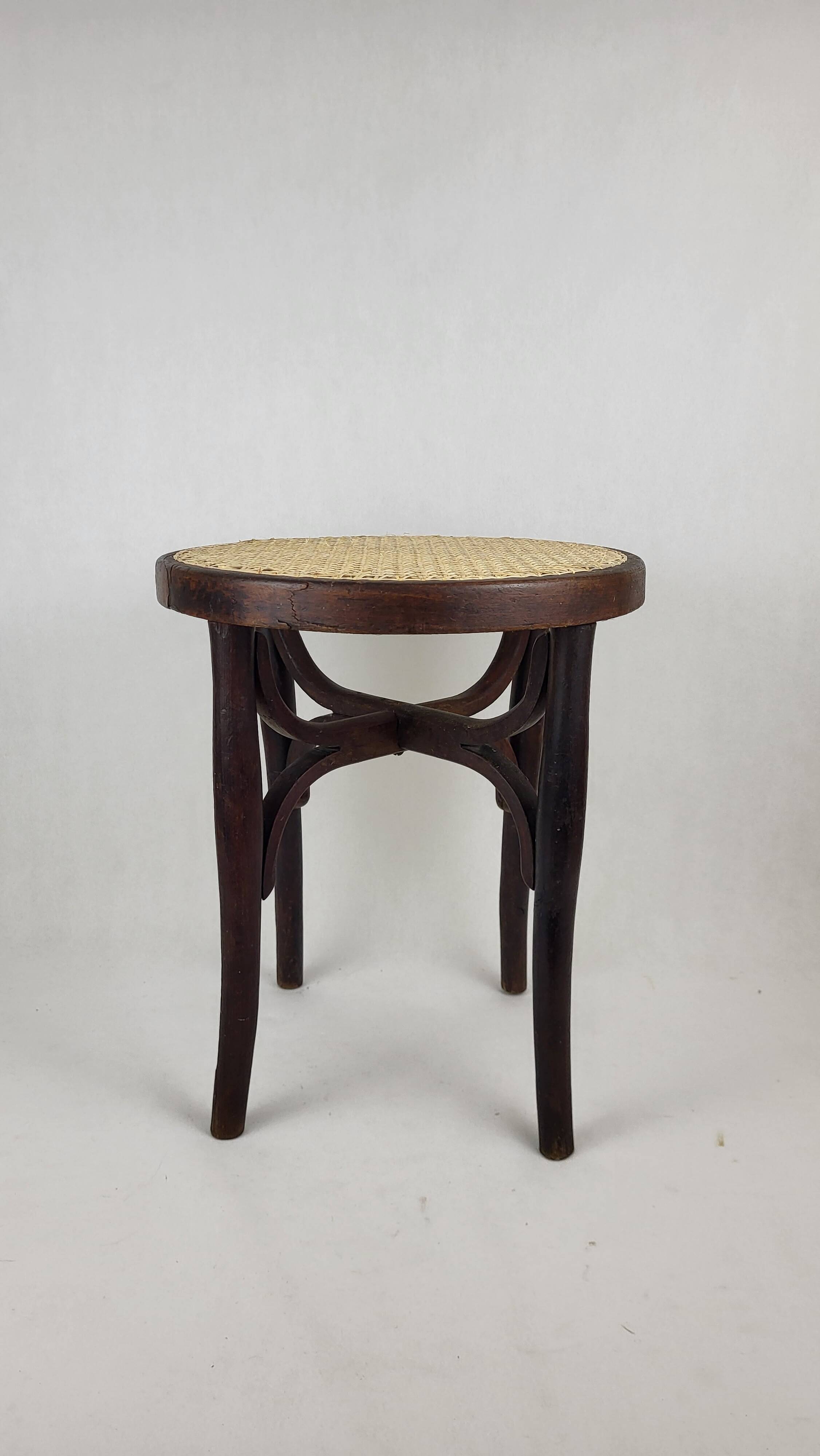 Bentwood stool L. & H. Cambier Frères