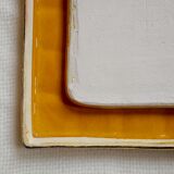 Vallauris ceramic mirror by François Lembo 60s