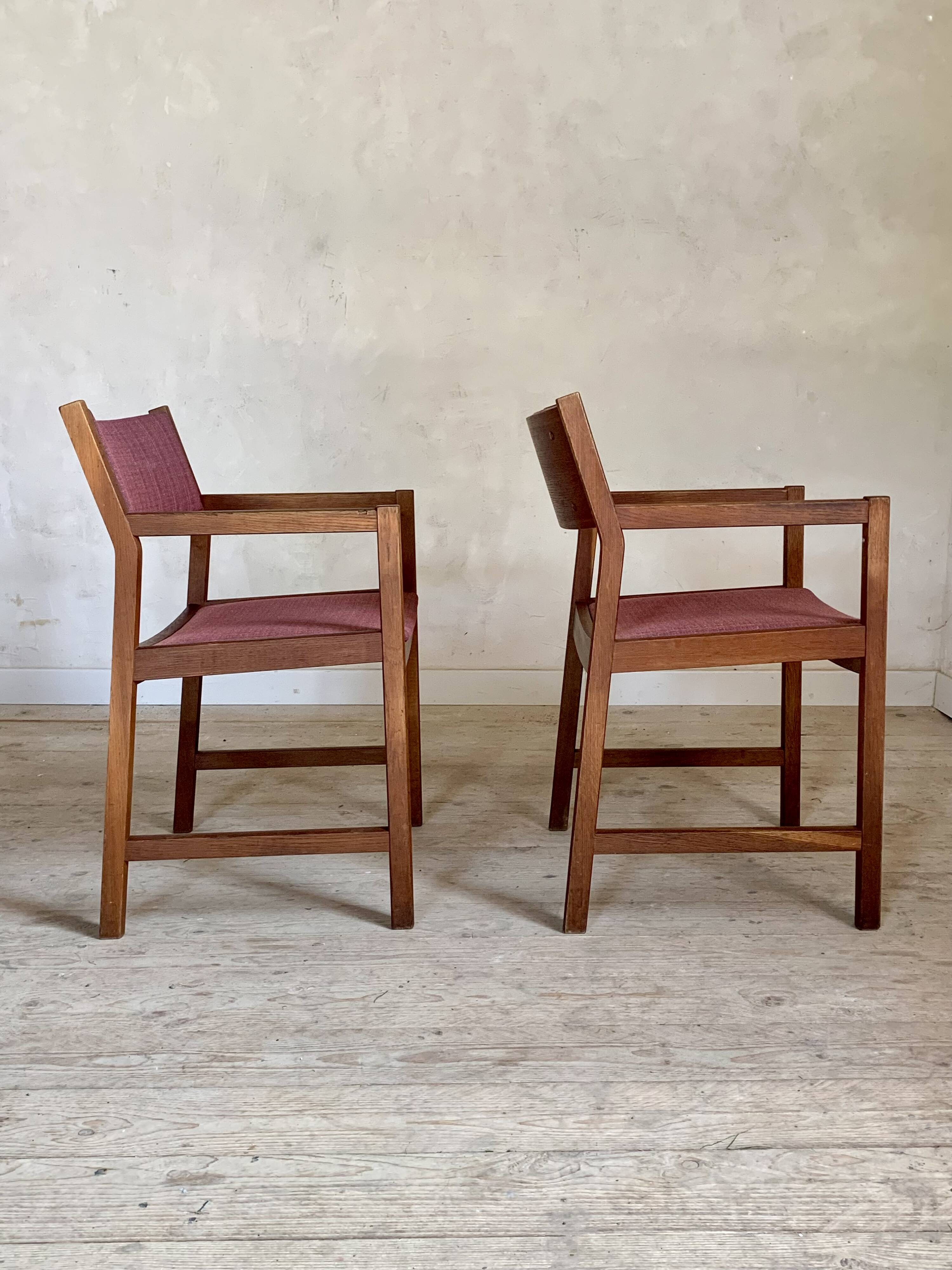 Fauteuils vintage danois de Borge Mogenson