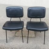 Pair of Cm 196 chairs by Pierre Paulin 1960