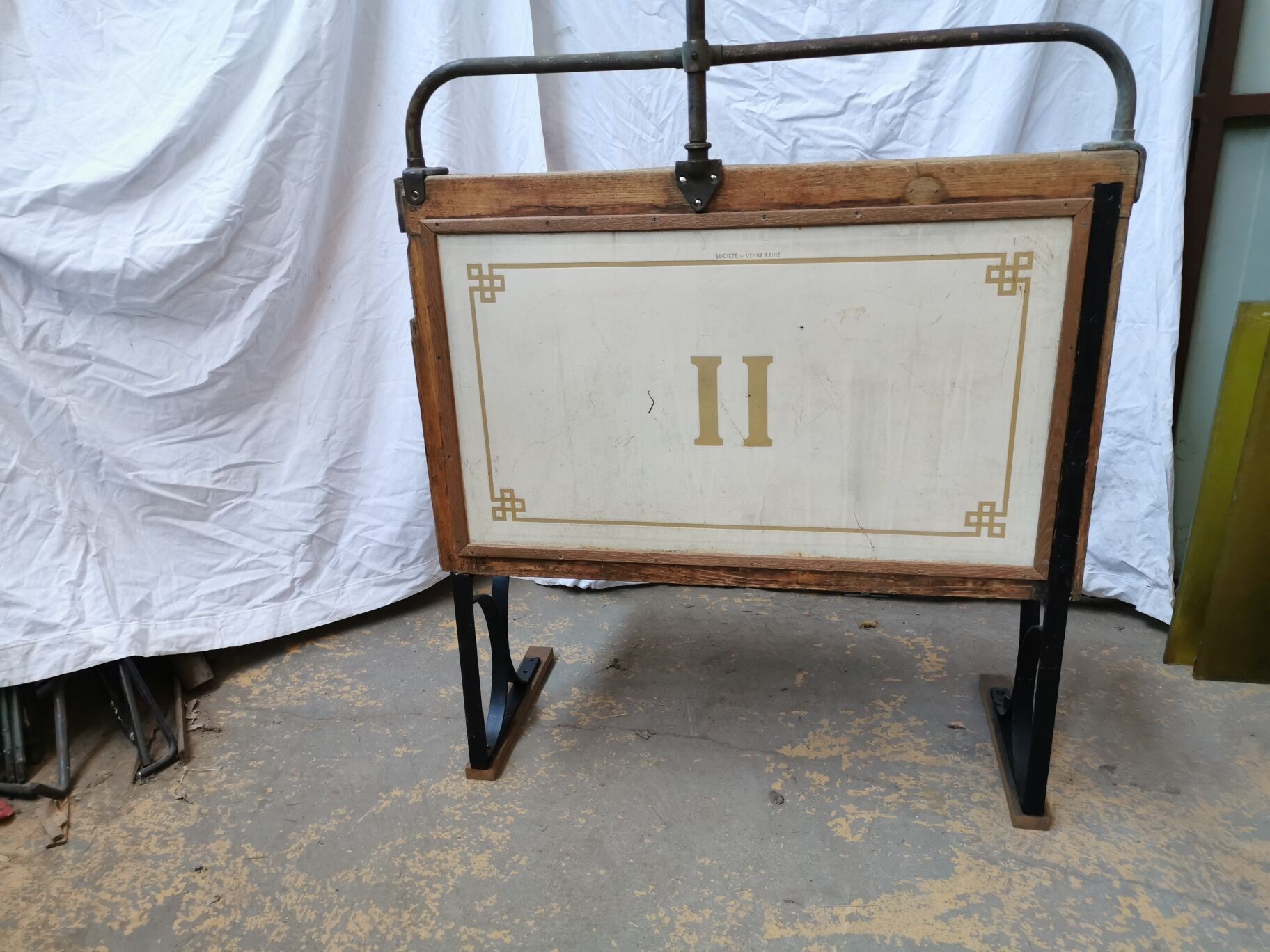 Metro seat 2 seats model sprague with luggage rack 1920