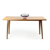Table basse vintage en noyer, Drevotvar, Tchécoslovaquie 1960