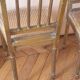 Paire Chaises cannées Louis XVI bois sculpté doré