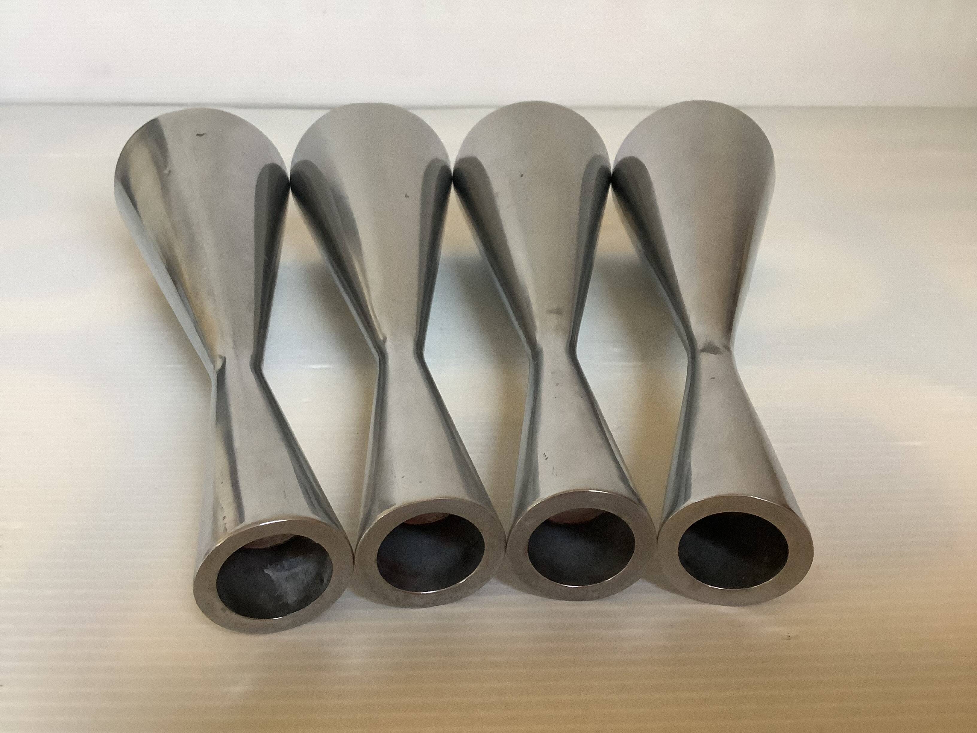 Four diabolo candle holders Erika Pekkari