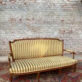 Beech Sofa Period Louis XVI XVIII Th Century