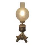 Lampe en bronze à décor de tête de lion