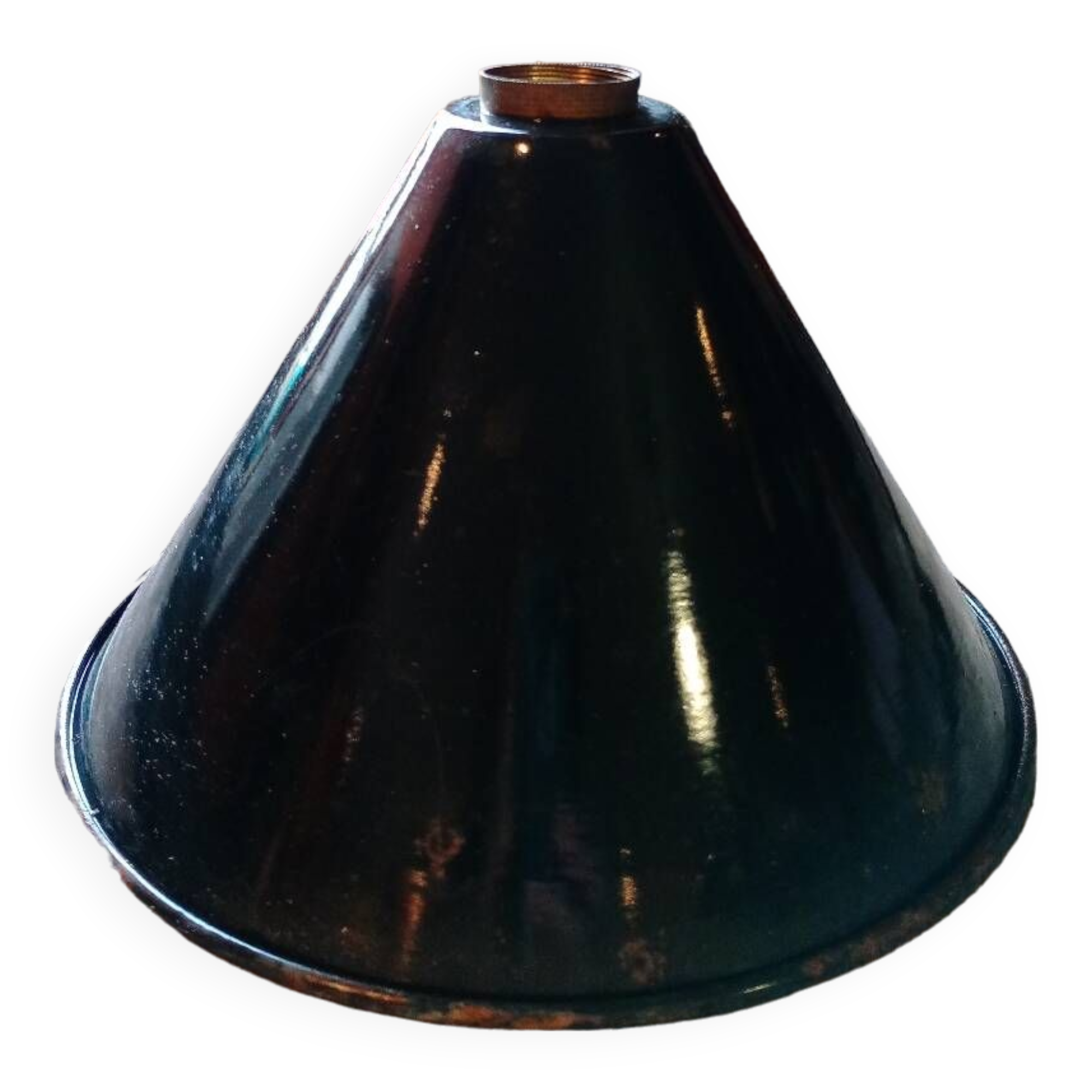 Enamelled bowl suspension