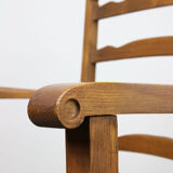 Vintage Medieval Oak Chairs, set of 4