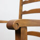 Chaises médiévales vintage en chêne, lot de 4