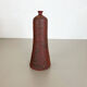 Abstract red Ceramic Studio Pottery Vase by Gerhard Liebenthron, Germany, 1970s
