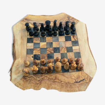 Jeux d'échecs fait main en bois