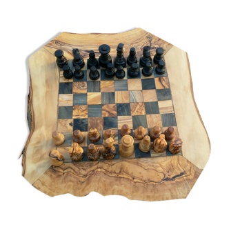 Jeux d'échecs fait main en bois