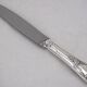Christofle Marly, 8 dessert knives, for dessert and cheese, silver-plated metal, 19.5cm.