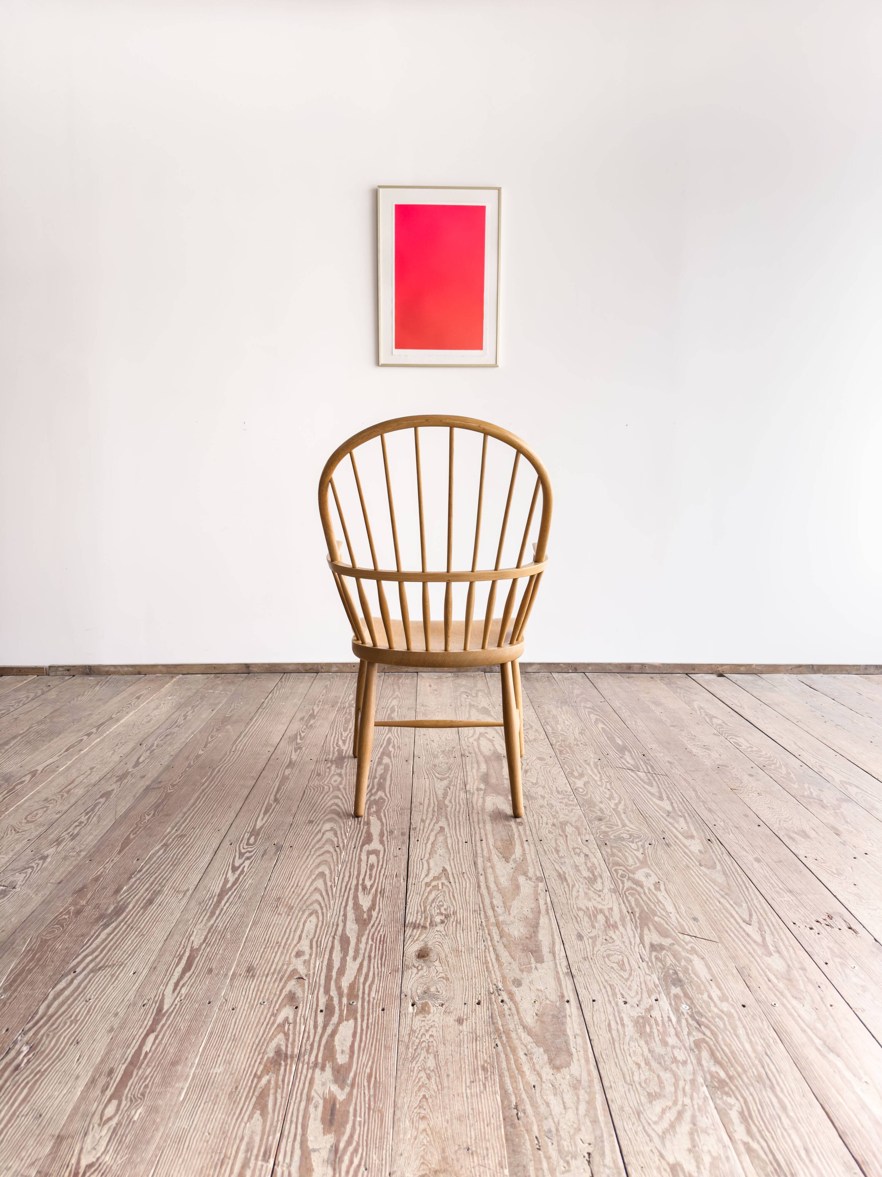 Chair by Frits Henningsen model CH18A in oak, Mid Century Design