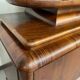Art Deco display cabinet in walnut