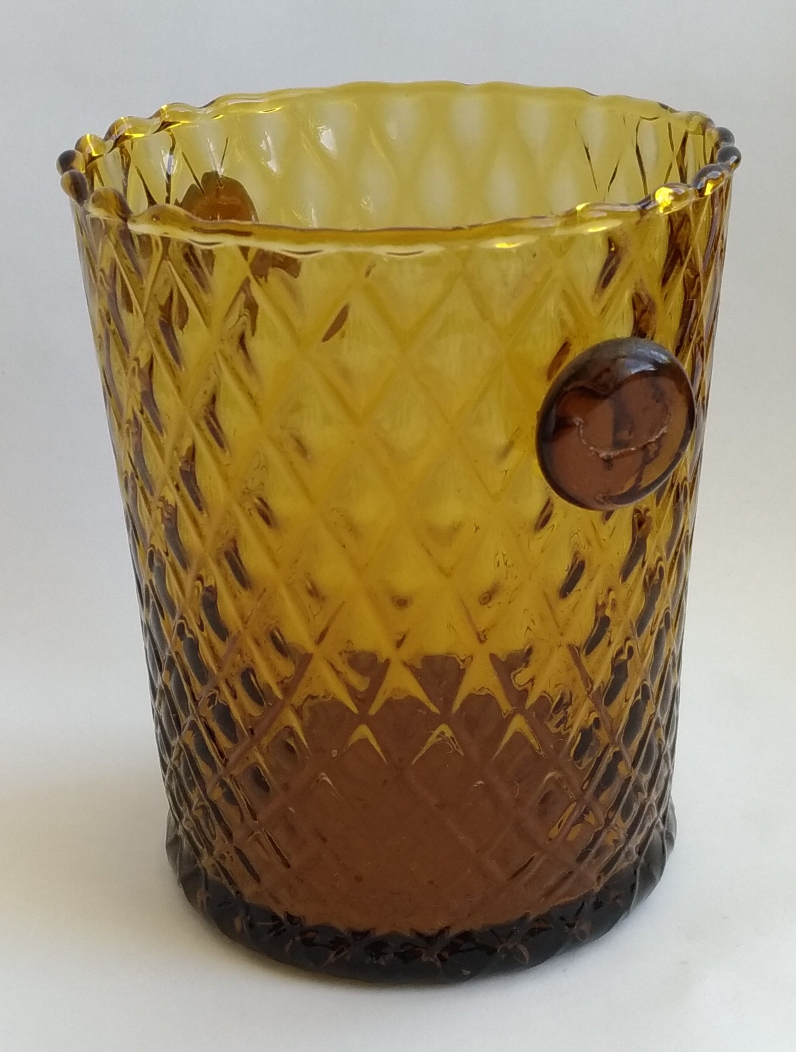 Ht 16cm orange ade glasses - Ice bucket