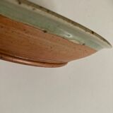 Flat center table in pyrity sandstone swirl Rémi Bonhert 1970 La Borne