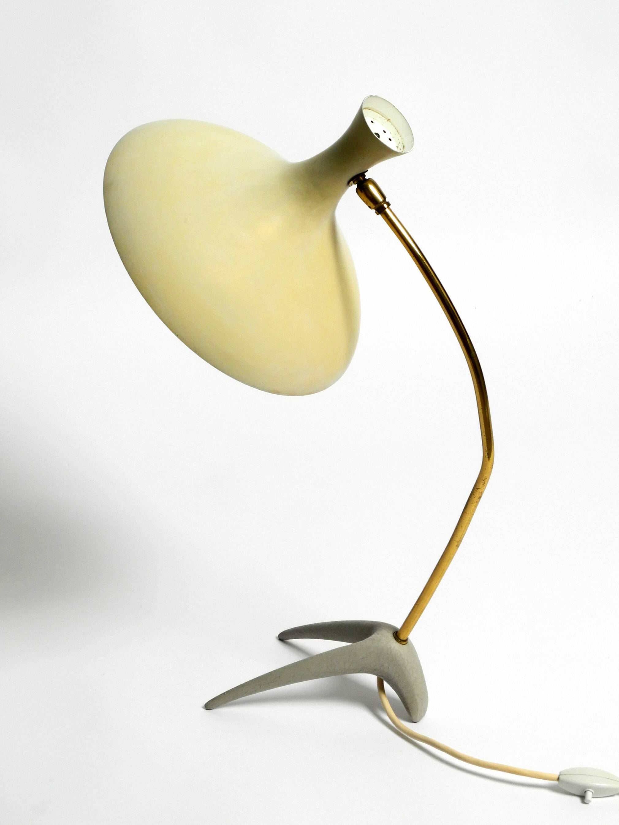 Large Mid Century crow's foot table lamp by Karl Heinz Kinsky for Cosack