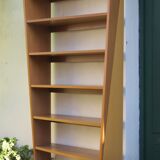 Asymmetrical two-coloured wooden library, Denmark 1990