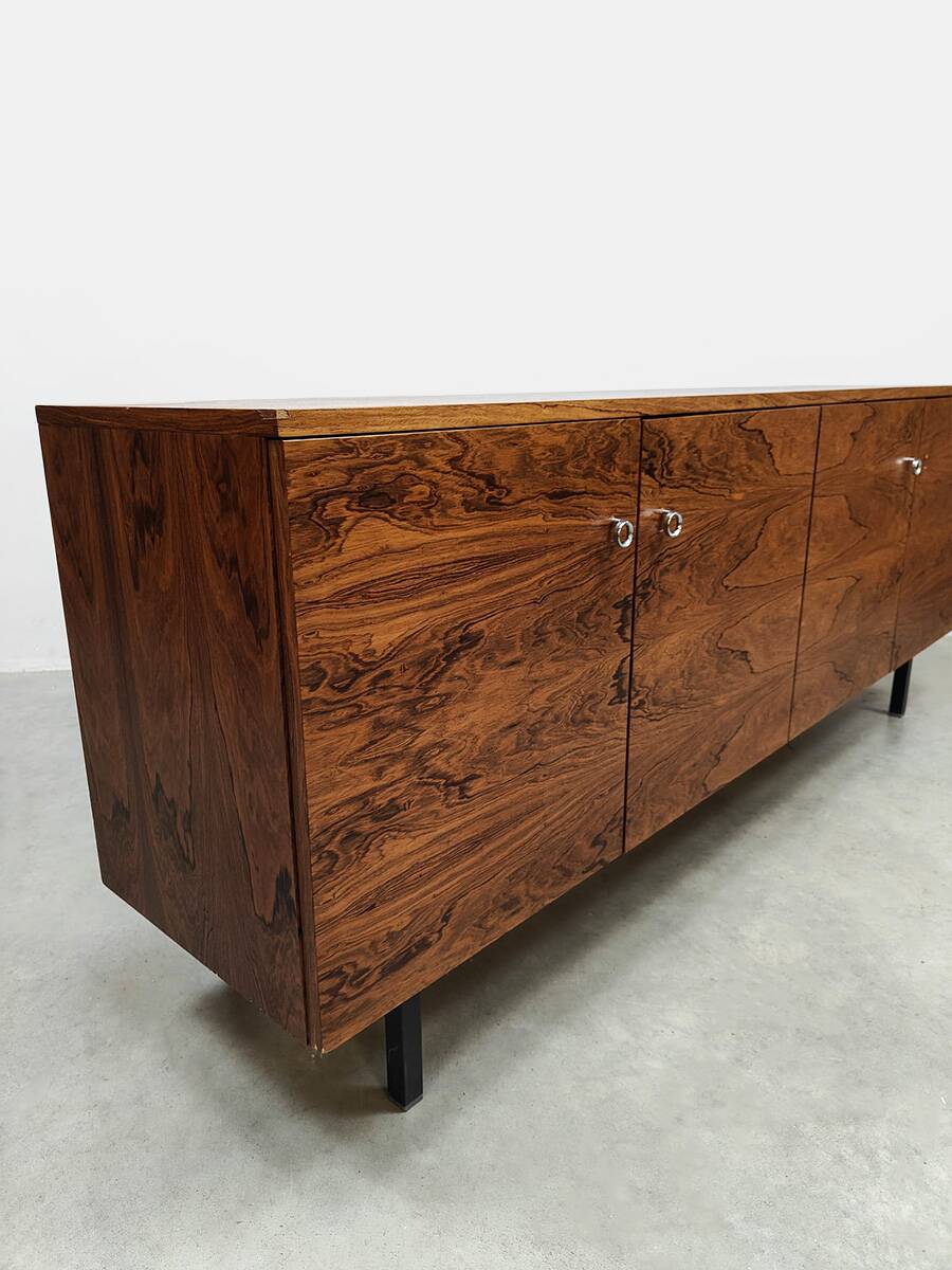 Vintage wooden sideboard credenza 1970