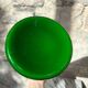 Bright green “Opalino Italy” vase