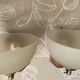 Paire d'appliques vintage bois et verre