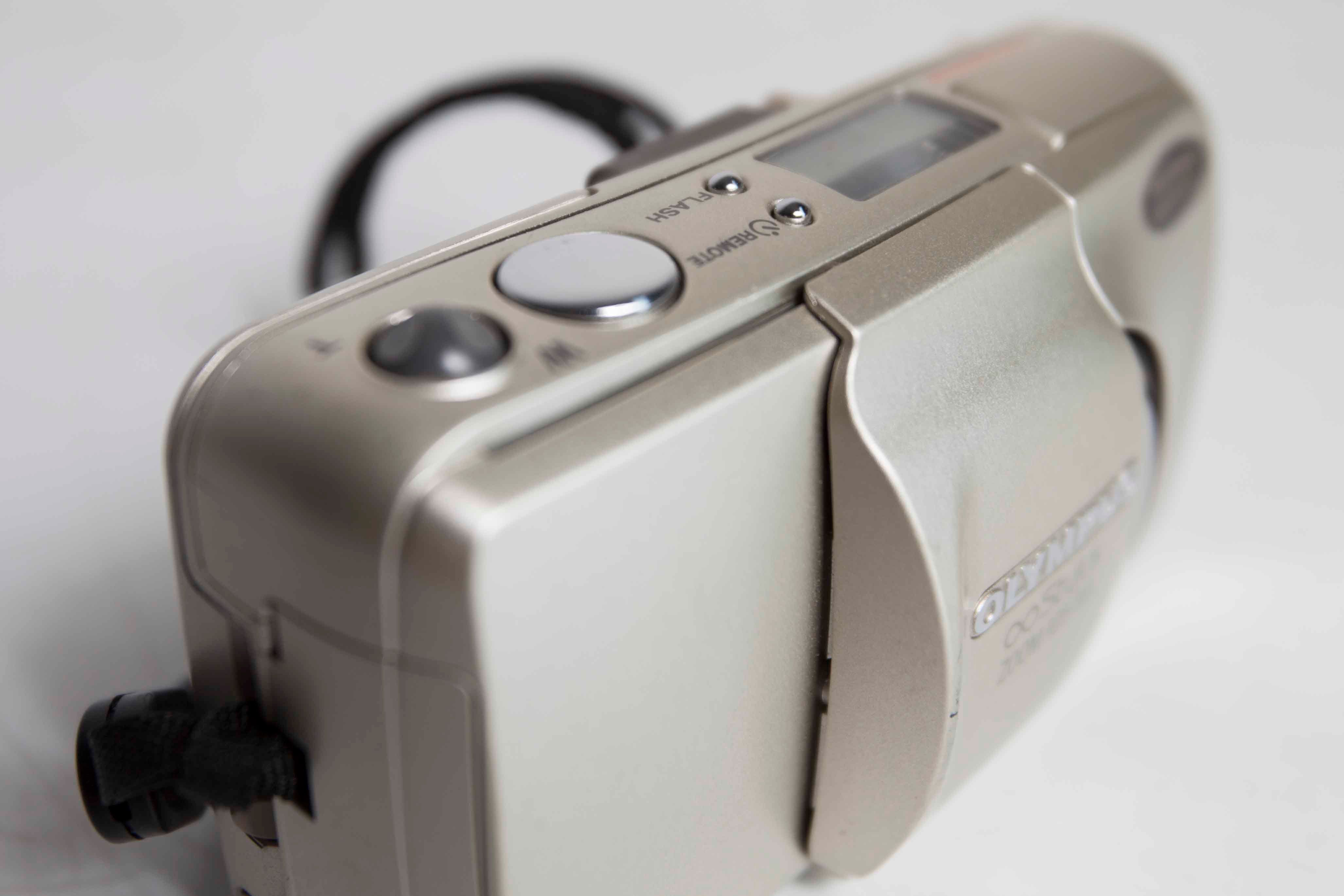 Olympus Stylus zoom 105 DLX film camera tested and new battery