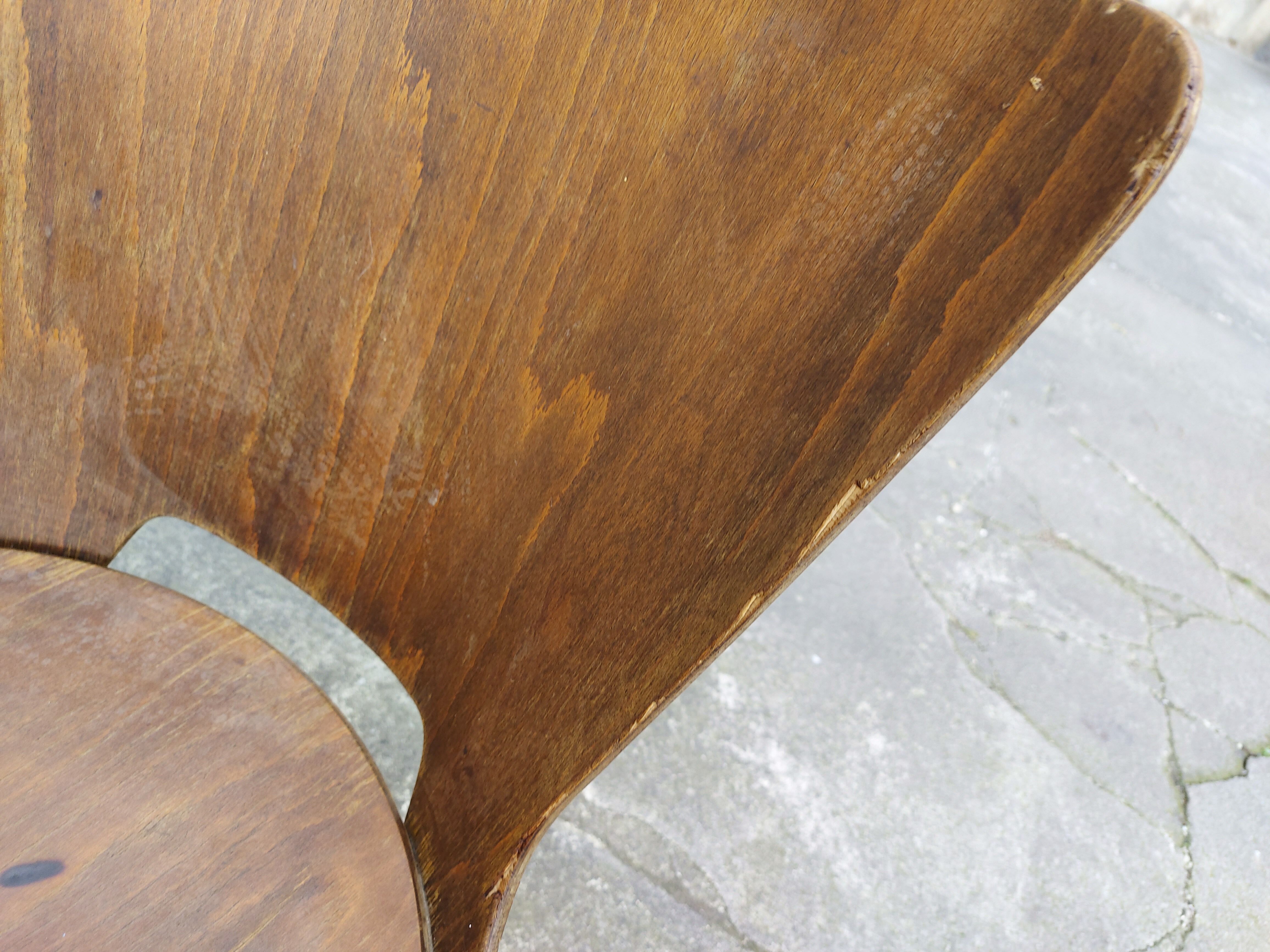 Set of 2 Baumann wooden chairs