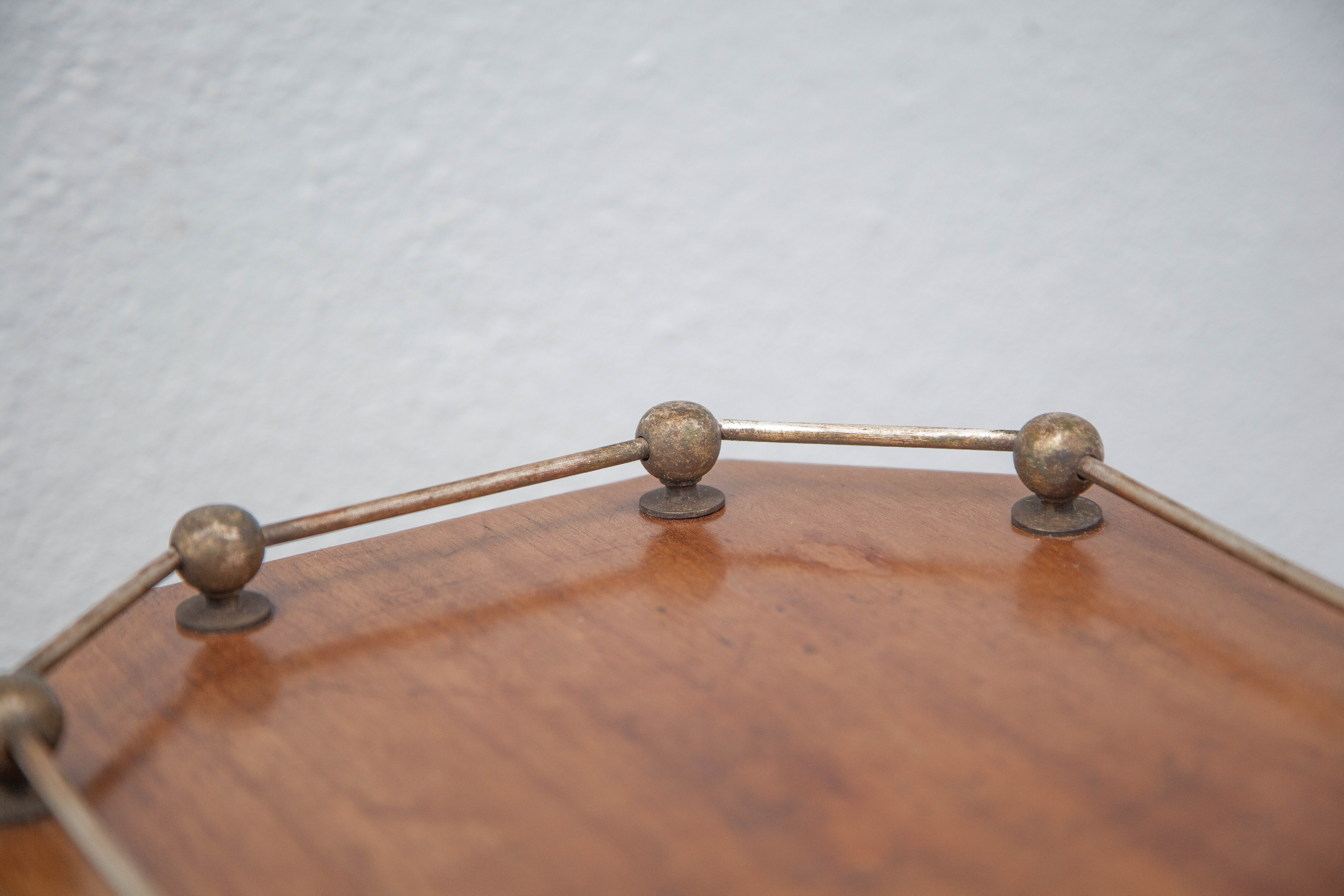 Vintage wooden tray, centerpiece, serving tray