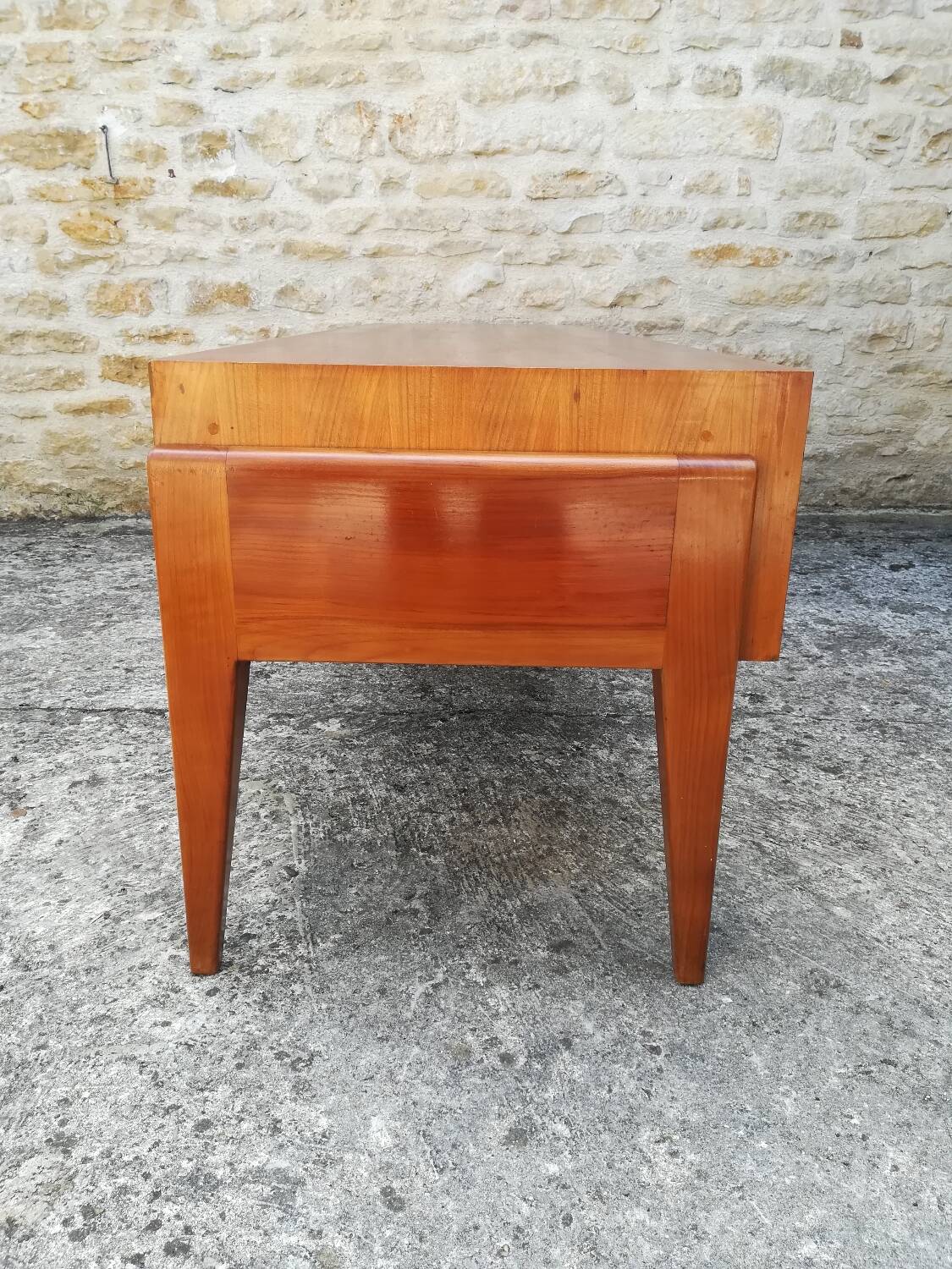 Low teak sideboard