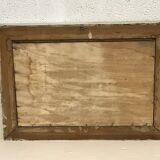 Floral painting in framed oil