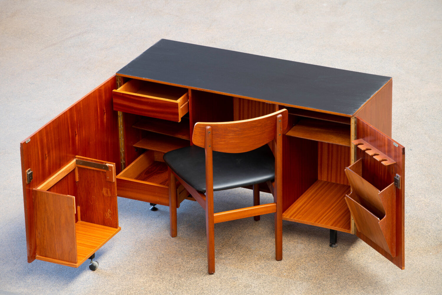 Enfilade Scandinavian Office, vintage 1960