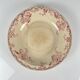 Salad bowl KG Lunéville Terre de fer, "Fontainebleau", pink, 19th century