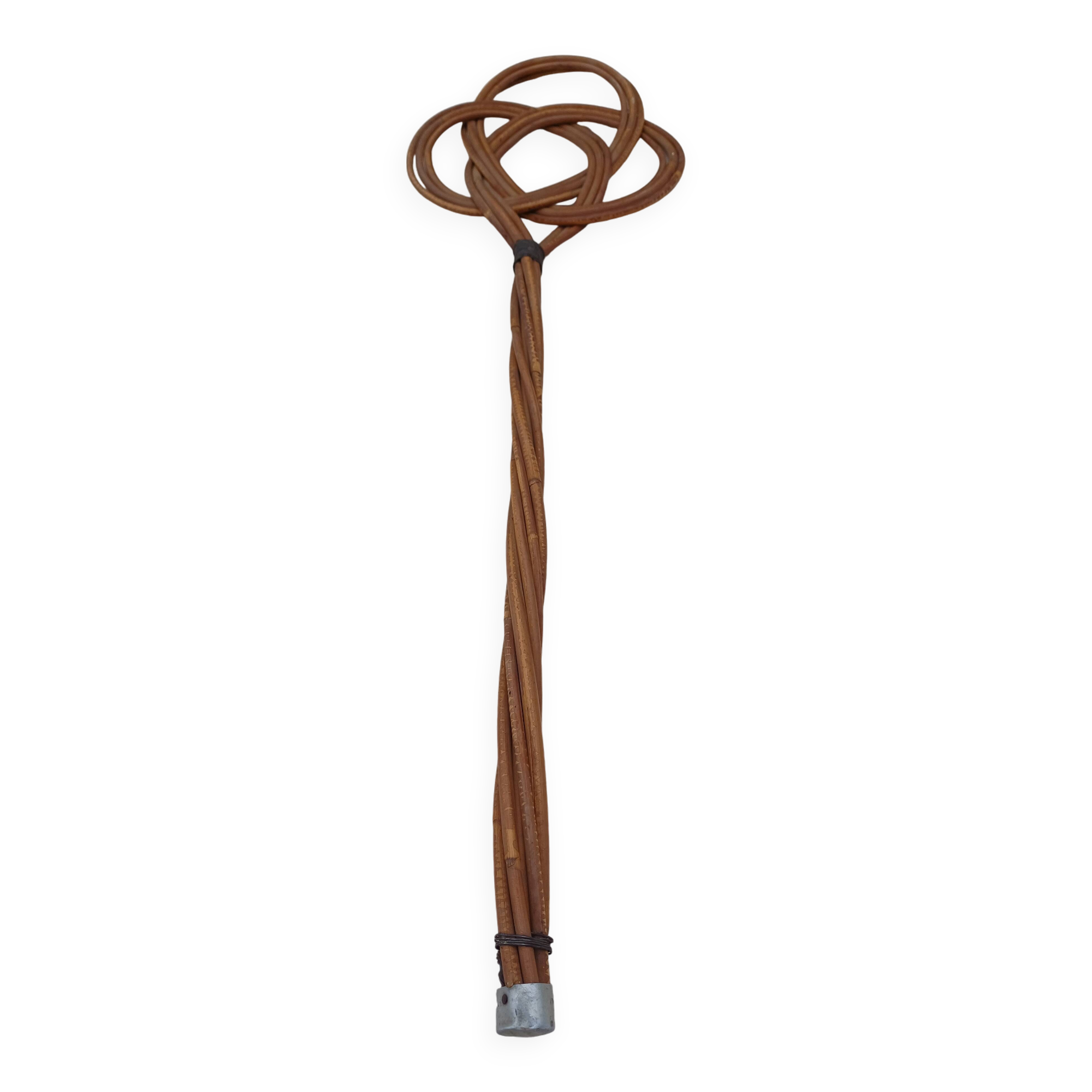 Antique Vintage Wicker Carpet Tap