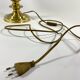 Vintage table lamp in brass model regency - netherlands brand kullmann lampen