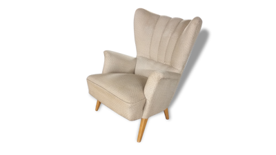 Fauteuil bergère scandinave danois années 50 60