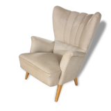 Fauteuil bergère scandinave danois années 50 60
