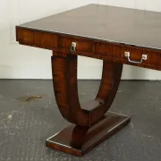 Double-Faced Drawer Desk Art Deco by Theodore Alexander